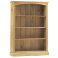 Corndell Country Oak 3 Shelf Bookcase OR979